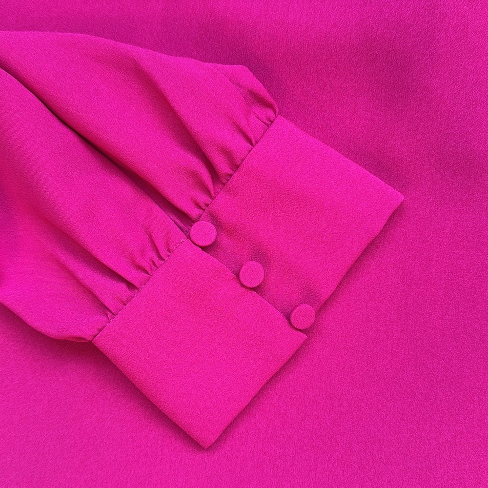 J. Crew - Ruffle Pink Blouse - Picture 5 of 5